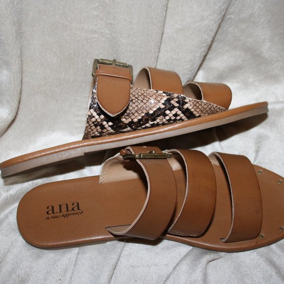 Brown ANA sandals size 7M - Picture 3 of 5